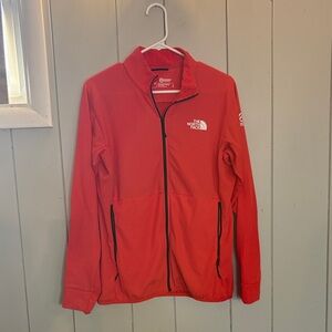 North Face Women’s Summit Series L2 FuseForm Fleece Jacket, Orange Size L
